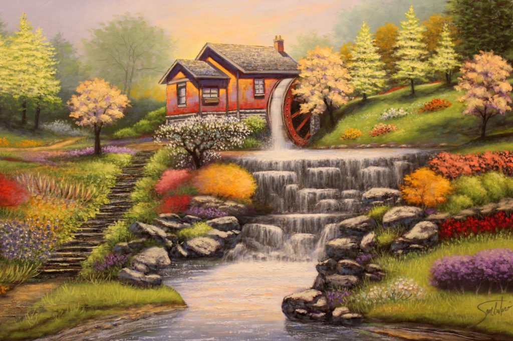WATER MILL AT SILVER SPRINGS - 24"x36"